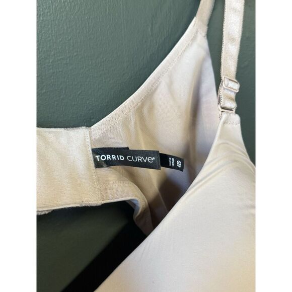 Torrid Curve Womens Beige Push Bra Plus Size 42D - Picture 3 of 3